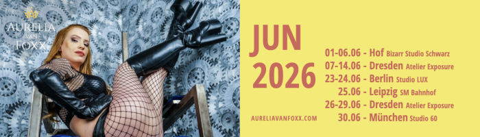 Tourdaten Juni 2026 von Aurelia van Foxx