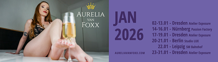 Tourdaten
            Januar 2026 von Aurelia van Foxx