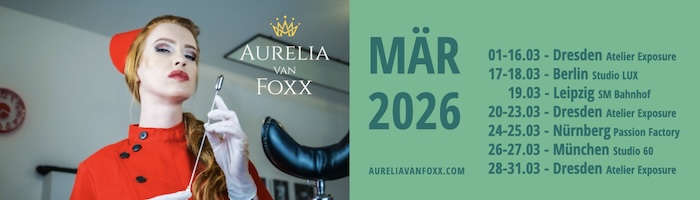 Tourdaten März 2026 von Aurelia van Foxx